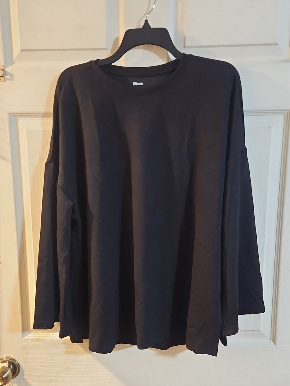 OLD NAVY SPORT BOUNCE LITE OVERSIZED BELL-SLEEVED TUNIC: BLACK: NWT: XL PETITE